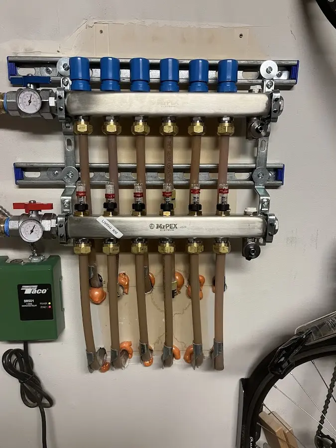 Plumber performing Leak Detection at a residential property in Corcoran