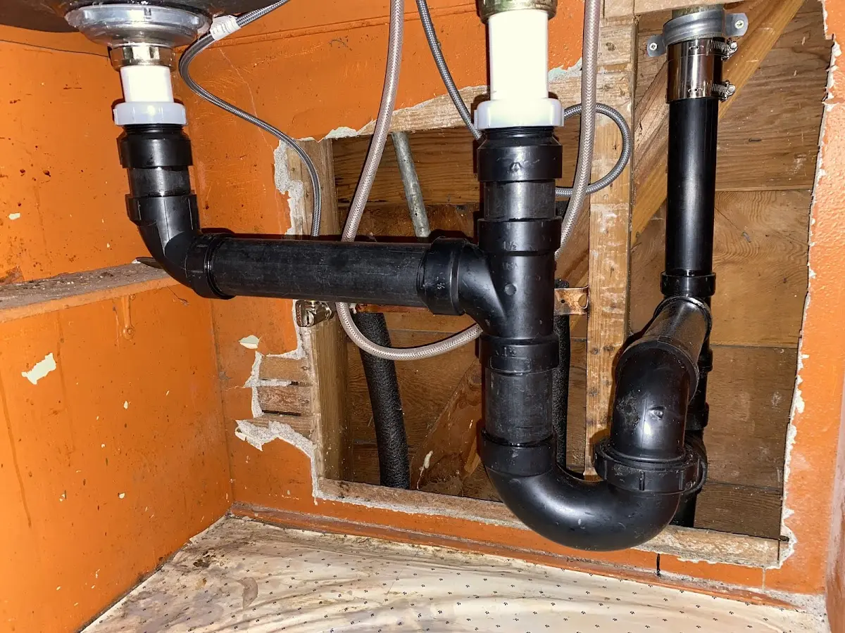 Professional Repiping Services equipment and tools on the job in Corcoran
